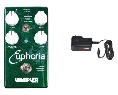 Wampler Euphoria Overdrive + Gator 9V Power Supply Combo