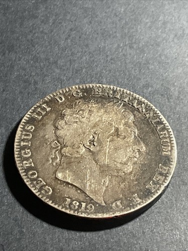 1819 Georg III gefräste Silberkrone - Bild 6 von 22