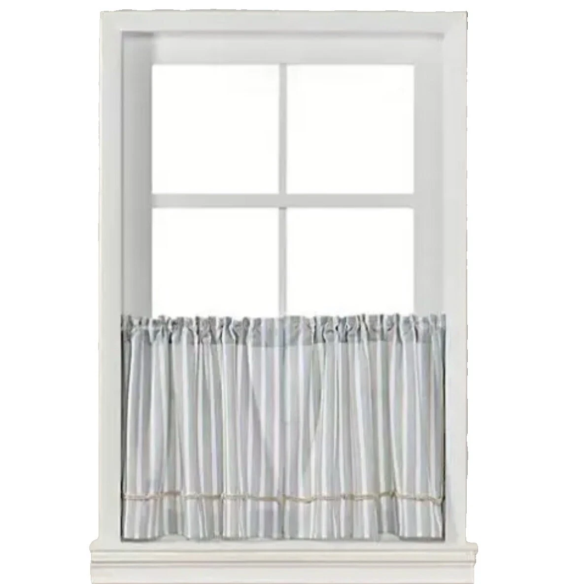 Ventana Abstracto Multicolor Algodón Cortinas