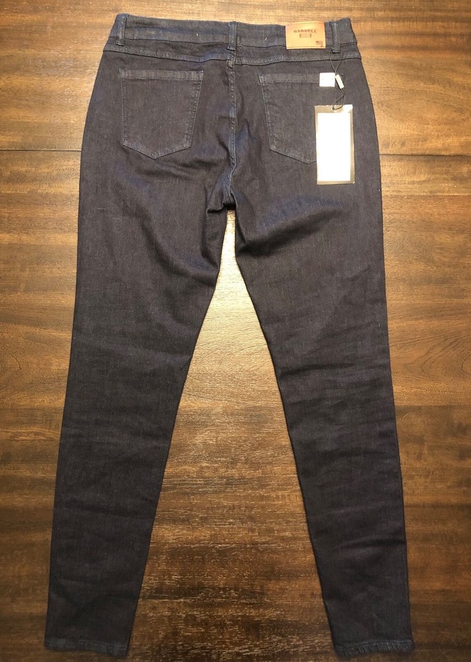 NWT Barbell Apparel Jeans Blue Dark Wash Athletic Slim Fit Women's Sz
