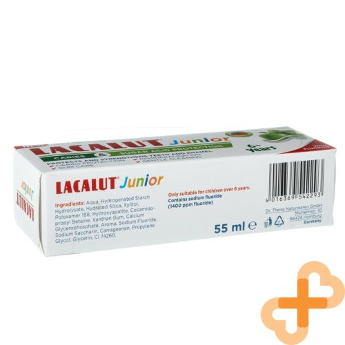 LACALUT JUNIOR Zahnpasta für Kinder ab 6+ Apfel- und Minzgeschmack 55ml - Bild 20 von 24