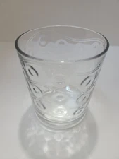 Vintage Circle Wear Parade Double Old Fashion Whiskey Glass
