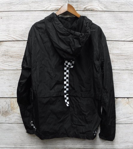 Switch Raincoat Mens XLarge Black Hooded Mesh Neck Racing Patches Skinny Fit New - Picture 4 of 4