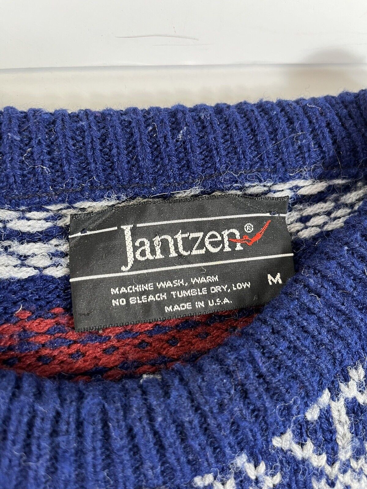 Vintage Jantzen Wool Blend Sweater MED 40”c Made … - image 4