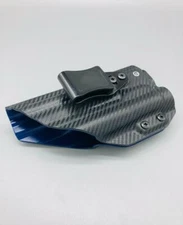 FN 5.7 Gen 1 & 2 w/ TLR1 Light - Black Carbon & Blue Kydex IWB Holster USA Made