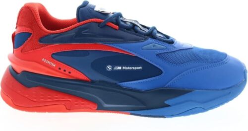 Original Puma Herren BMW MMS RS-Fast Schnürschuhe ~ blau/rot - Bild 2 von 8