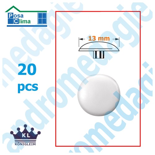 100 Pezzi Coprivite Per Viti - Diametro 25mm In Bianco Ral 9002 | Sigillanti E Impermeabili - Foto 4