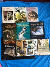Lot of 9 Wildlife art Books