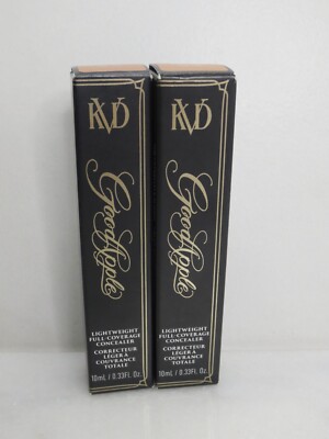KAT VON D GOOD APPLE LIGHTWEIGHT FULL COVERAGE CONCEALER TAN 164 0.33 OZ 2PCS