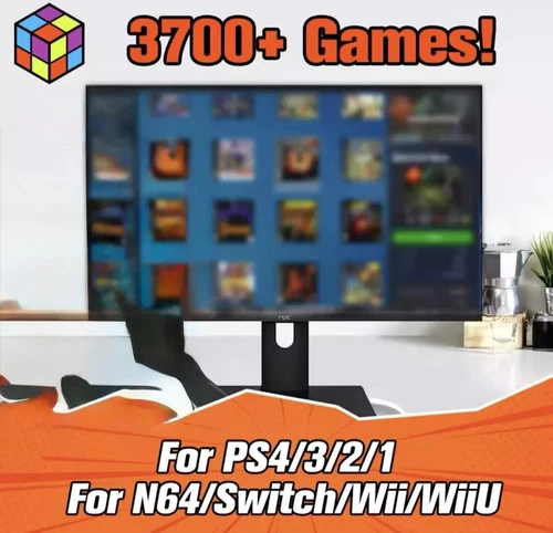Launchbox 500GB Game Hard Drive Portable Gaming HDD with 3700+ PC Games