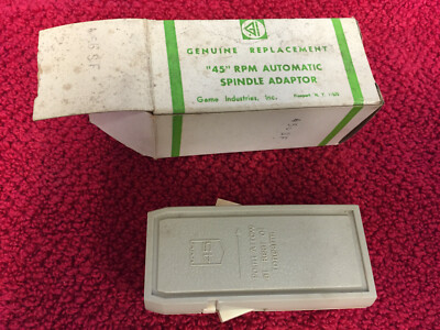 GAME INDUSTRIES 45 RPM AUTOMATIC SPINDLE 456SF NEW OLD STOCK | eBay