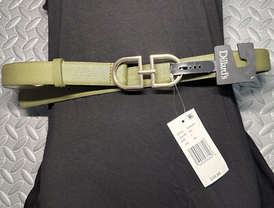 Vera Pelle Gray Leather Belt with Gold Tone Buckle Reversible Leather Belt Gray 32 Mm 1.25 main image 4