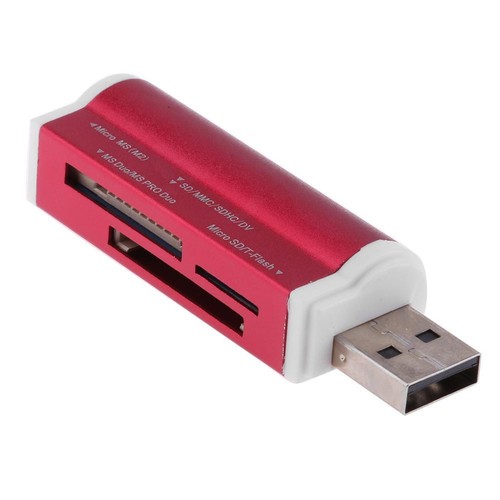USB2.0 4 in 1 Multi Memory Card Reader for SD/SDHC/Mini SD/MMC/TF Card/MS - Picture 5 of 11