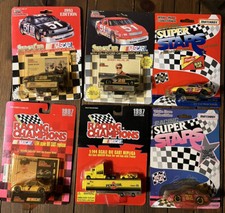 1990s Matchbox Racing Champions NASCAR Lot of 6 Diecast Cars Semi Truck