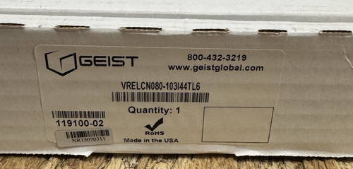 V6RELCN080-103I44TL6, Geist Metered Standard Power distribution unit OPEN BOX! - Picture 2 of 2