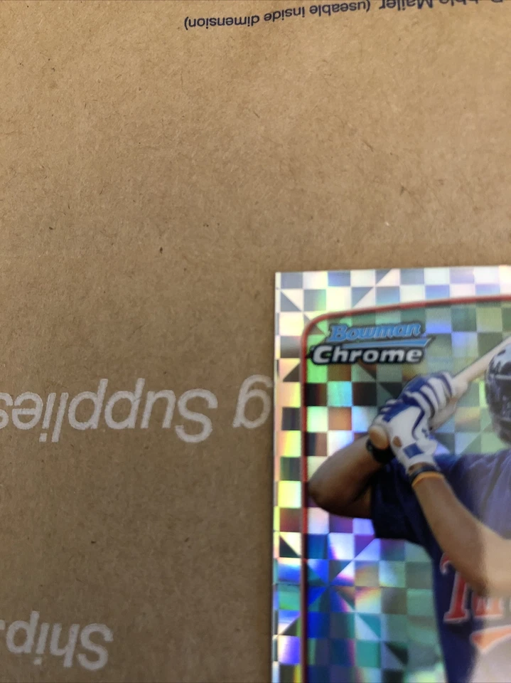 Byron Buxton 2013 bowman chrome refractor mini 45/100 - Image 3 of 4