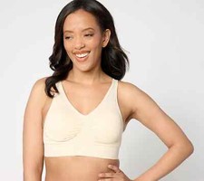 Anybody Intimates Wirefree Cuplift Seamless Bra-Pearl-1X A639397 NEW