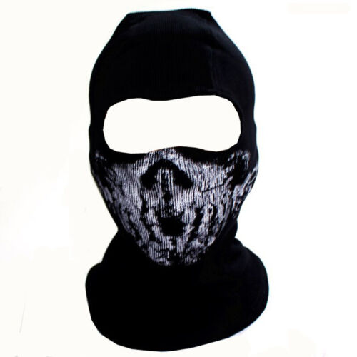 Halloween Mask Skeleton Masks Scary Skull Balaclava Ghost Cosplay Costume Party - Picture 18 of 29