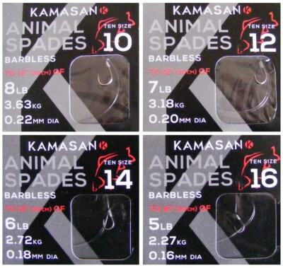 Ganci In Nylon Per Pesca Ganci Da Pesca Senza Ardiglione Kamasan X-Strong | Per Pesca A Fondo E Fiume | Confezione Da 10 Ganci In Nylon Paramani Himalayan - Foto 10