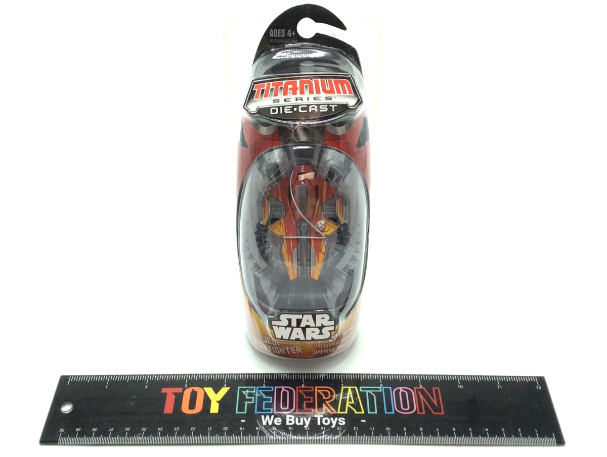 Star Wars Titanium Series Hot Rod JEDI STARFIGHTER | eBay