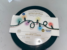 Wondershop 200ct LED Mini Christmas String Lights Color Green Wire 66 Foot