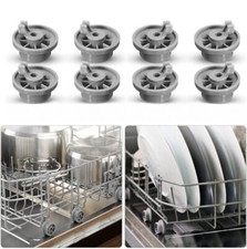 Geschirrspüler-Radsatz für Bosch für Neff Ersatzteile Rollen-Basiskorb 00165314