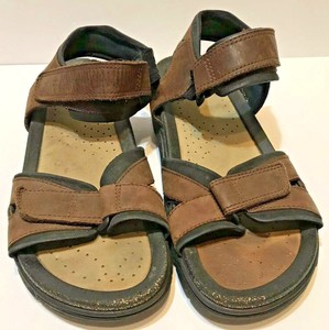 ecco mens leather sandals