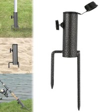 Spike Beach Parasol Garden Ground Base Umbrella Adjustable Holder Patio Stand