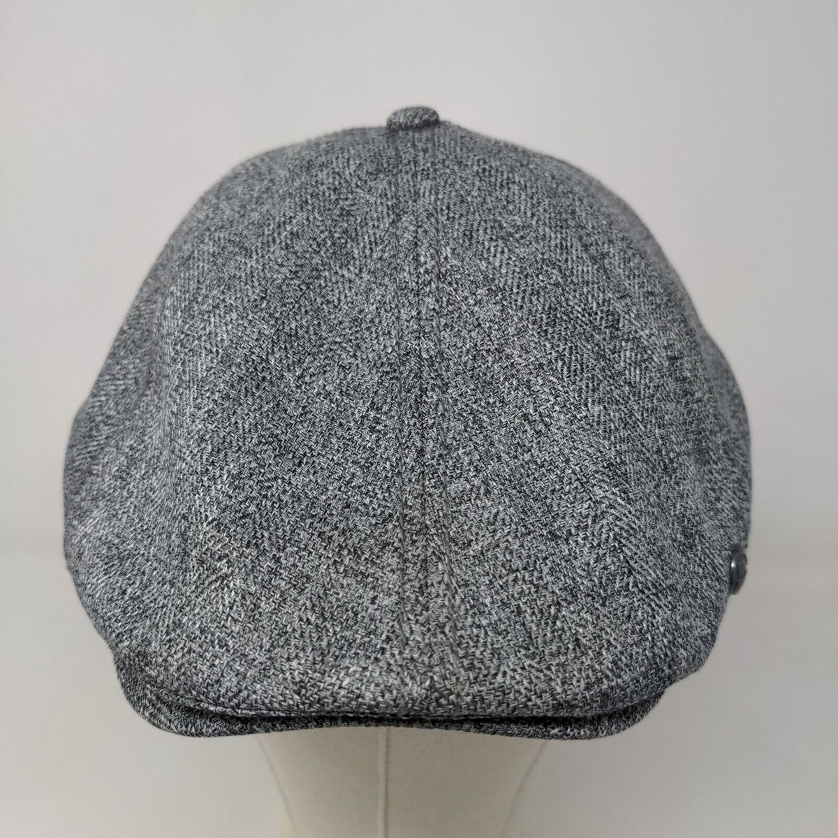【threetimes】24FW Strap newsboy cap (2 COLORS) JM249 Black Autumn Stylish Stripes Cotton Wool Hat Cap Visor