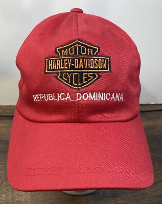 Harley-Davidson Republica Dominicana Strapback Hat Cap Motor Company Motorcycle 