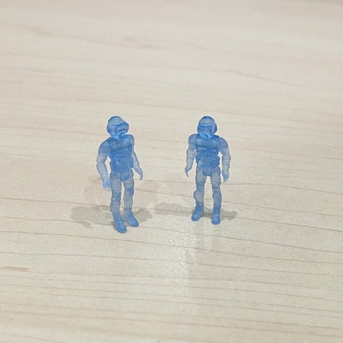 2x SDCC Star Wars Micro Galaxy Squadron Hologram Figure LE005 Speeder Bike 1000 - Picture 2 of 4