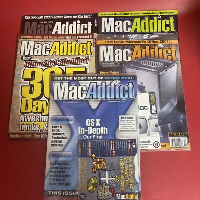 MacAddict Magazine Lot 5 2000