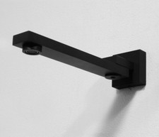 Wall Mounted Single Cold Bath Tub Shower Tap Faucet Spout Brass Matte Black