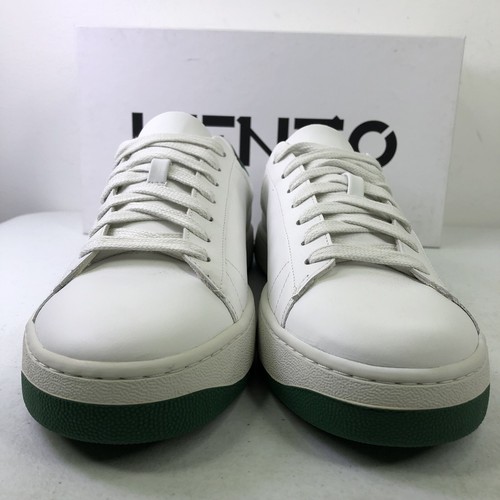 Kenzo Herren Kourt K Logo Lederflasche grüne Turnschuhe $ 340 - Bild 4 von 9