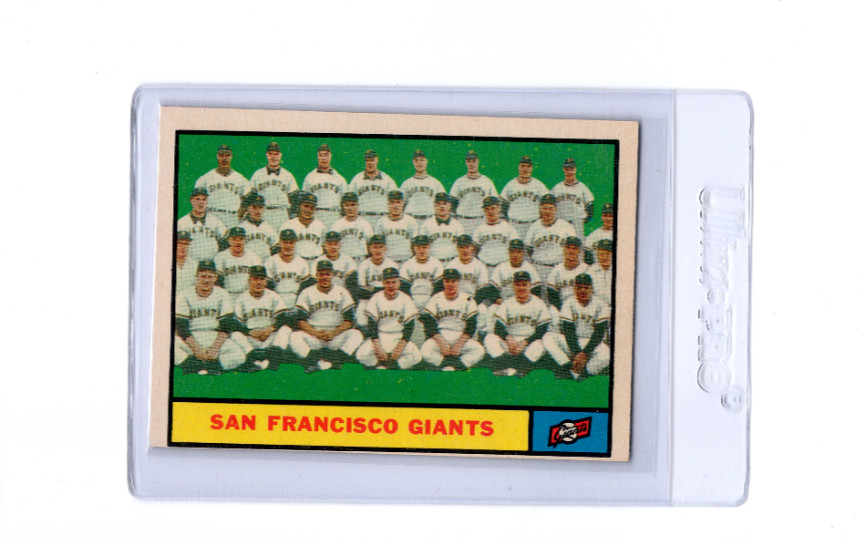 1961 Topps San Francisco Giants Team Willie Mays #167 ⭐️💥🎯 EXMT OC