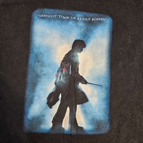 HARRY POTTER youth small T-Shirt Goblet of Fire Black 2005 JK Rowling U8A - Picture 2 of 8