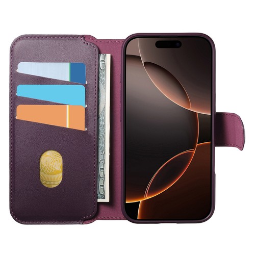 For iPhone 16 Pro Max 15 14 13 Detachable Wallet Leather Mag Safe Case+Card Slot - Picture 33 of 48