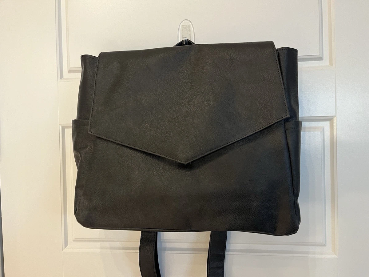 Thirty One On Point Black Backpack Briefcase Faux Leather Laptop Bag Office On Point Bundle From Thirty-One with Andrea Carver - YouTube main image 4