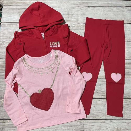 The Children’s Place Toddler Girl 3 Piece Outfit Size 5T. NWT! Valentine’s Day