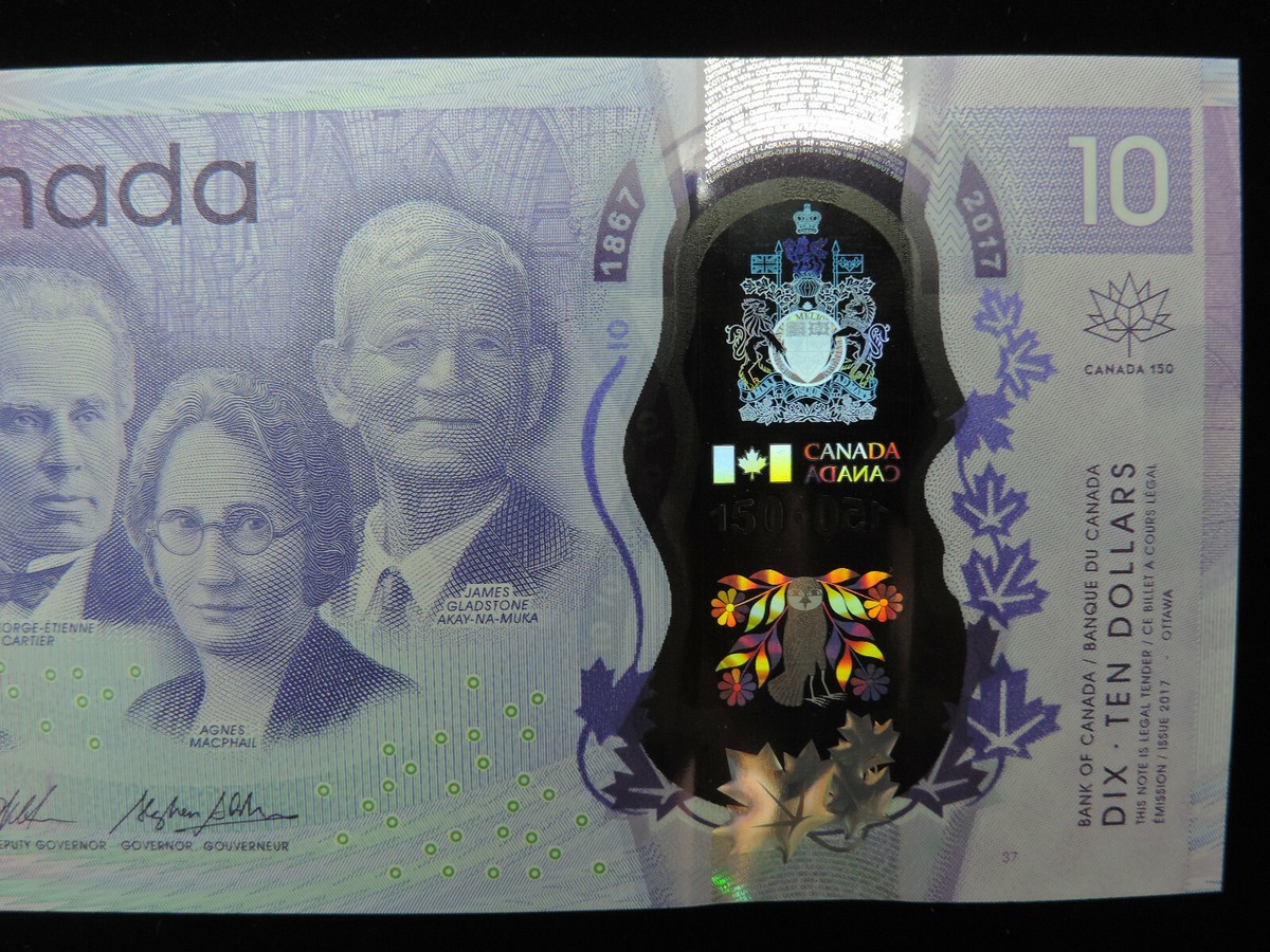 1867 2017 $10 Dollar Bank of Canada Banknote 150th