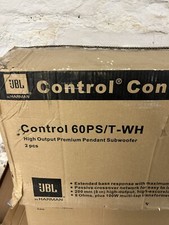 JBL Control 60PS/T Pendant Subwoofer Pair - White