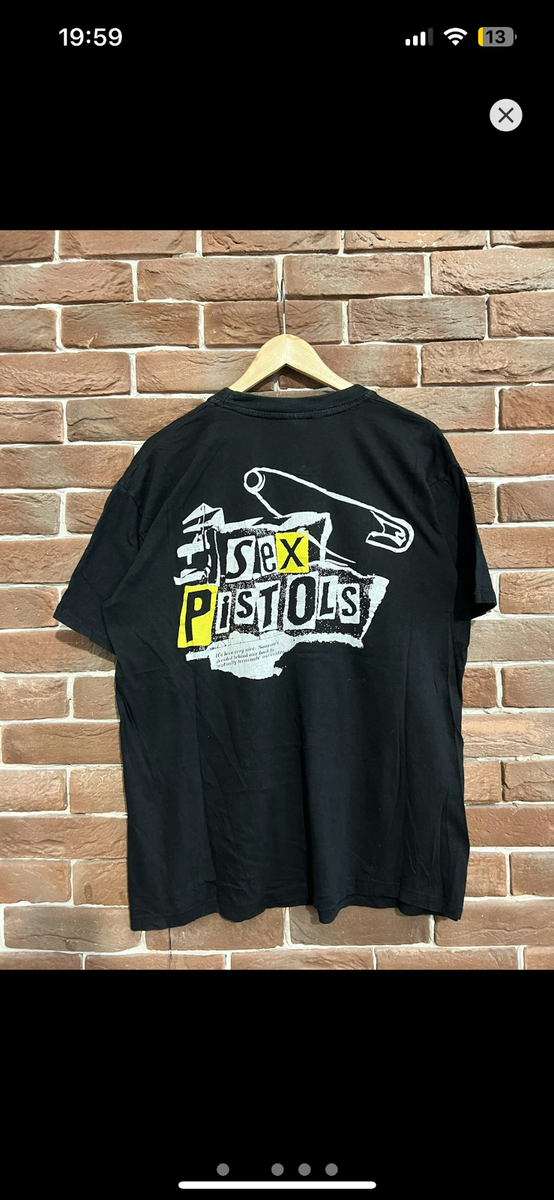 90s Sex Pistols Sid Vicious Vintage Punk Band Tshirt Grail L black