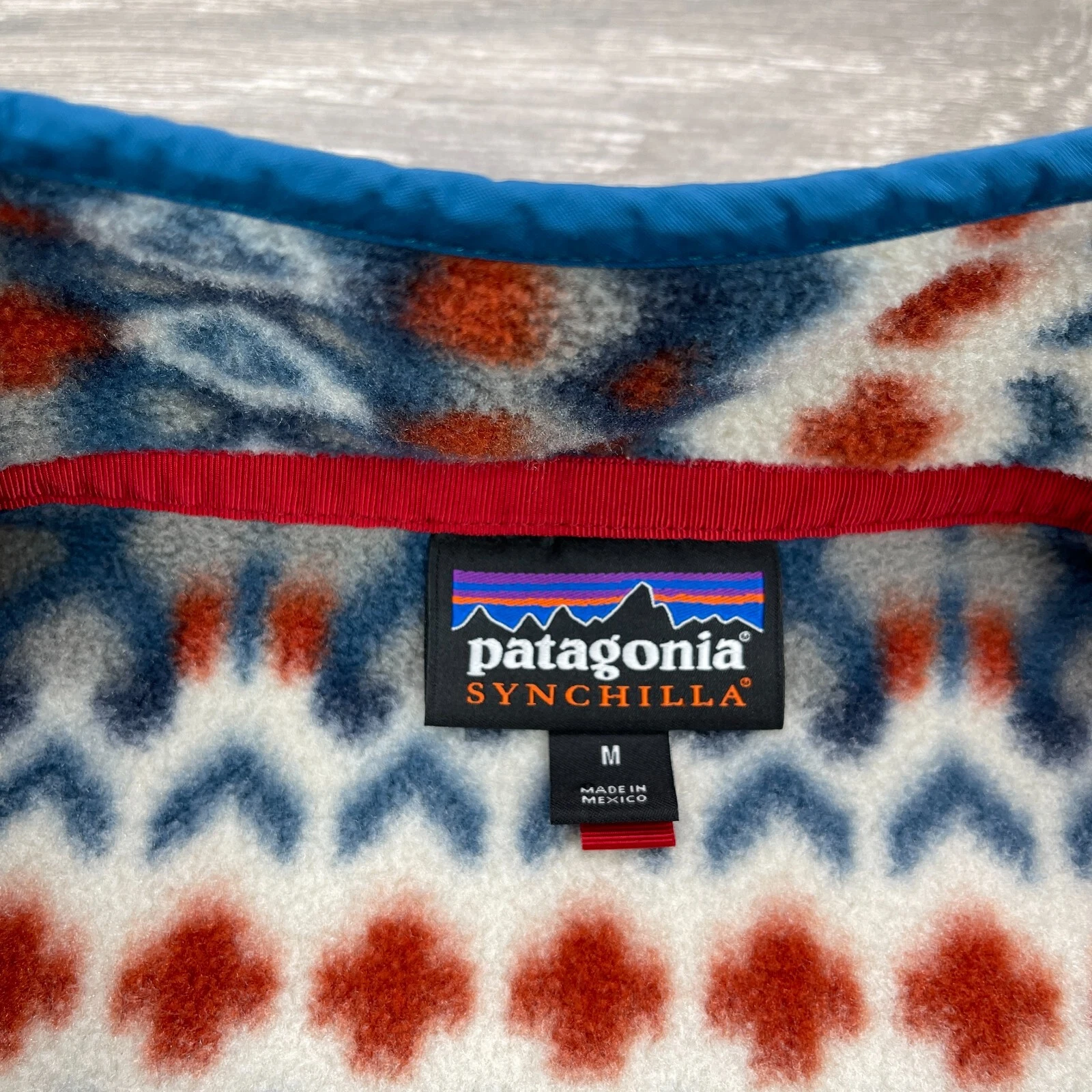 patagonia synchilla snap-t underwater cliff fair isle jacket