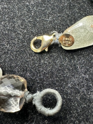 Collar grueso de cristal de piedra de roca de pirita Alexis Bittar - Imagen 18 de 18