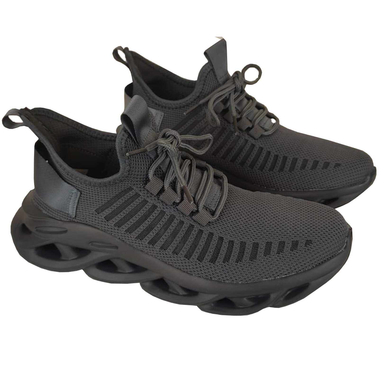 SAOLA Scarpe da ginnastica uomo sportive stringate suola grossa running passeggio palestra sneakers nuove