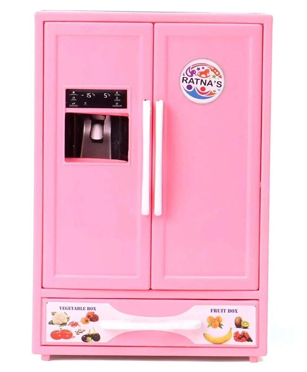 Premium Little Fridge Refrigerator Pretend Play Furniture Kitchen Toy For  KidsUS