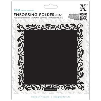 #12 Xcut Universal Embossing Folder " OAK BORDER " XCU515140 | eBay
