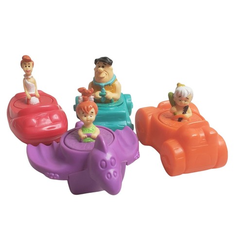Retro 90's toys the Flinstones Floor Pull Toys Denny's 1991 toys - Picture 2 of 6