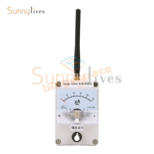 100KHz-1000MHz Field Strength Indicator Meter RF Signal Level Meter+Antenna US. - Picture 3 of 17