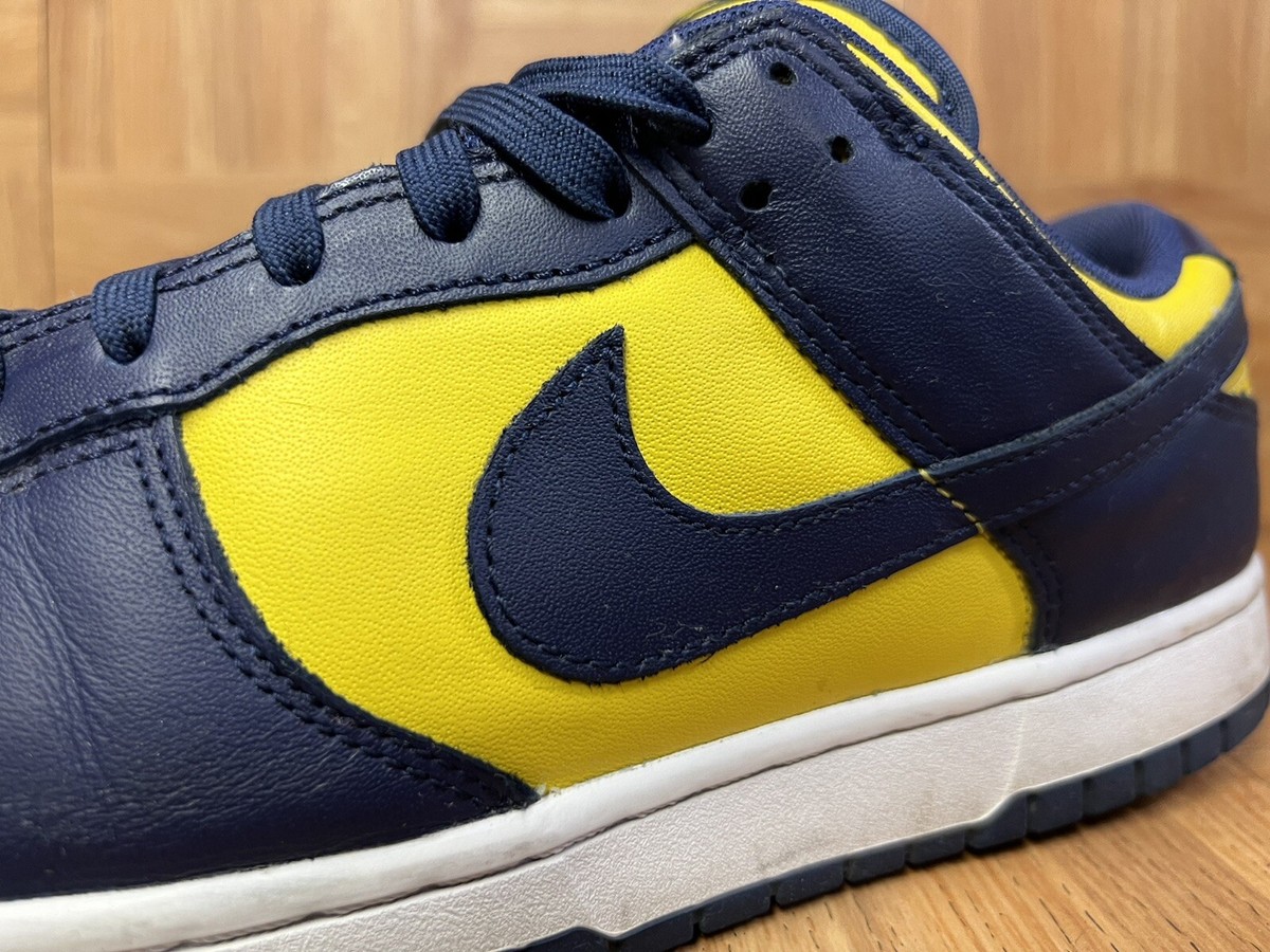 Size 11.5 - Nike Dunk Low Michigan 2021 WVU DD1391-700 Nike Dunk Low Michigan (2021) | DD1391-700 main image 4